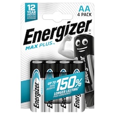 Energizer Max Plus AA 4Pk