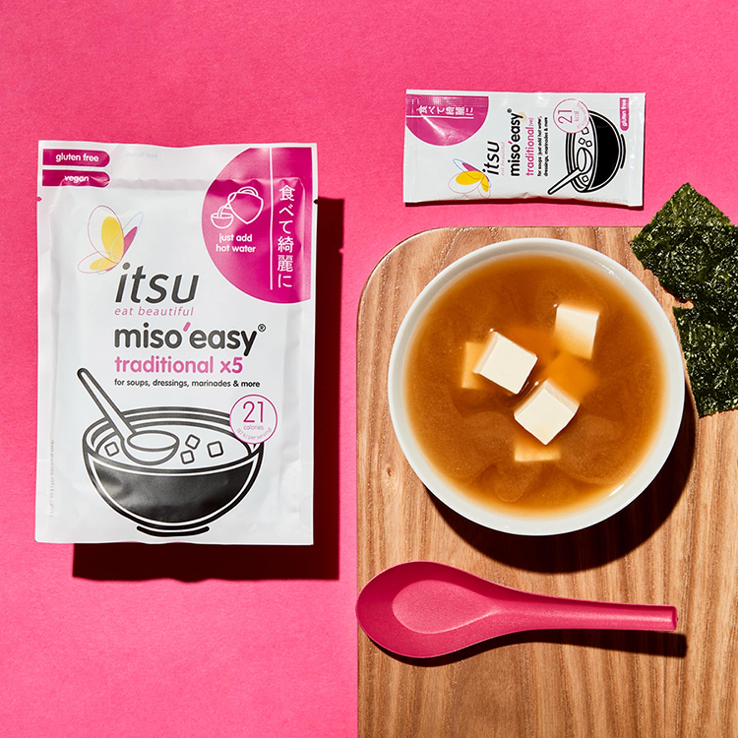 Itsu Miso'easy Traditional Miso 5X21g thumbnail 2