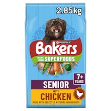 BAKERS Senior Chicken with Vegetables Dry Dog Food 2.85kg