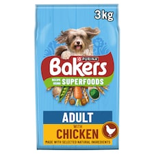 BAKERS Chicken with Vegetables Dry Dog Food 3kg