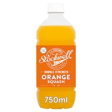 Stockwell & Co No Added Sugar Double Strength Orange Squash 750Ml