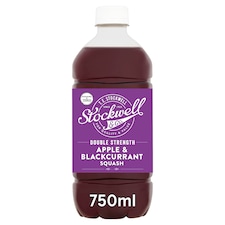 Stockwell & Co Apple & Blackcurrant No Added Sugar Squash 750Ml
