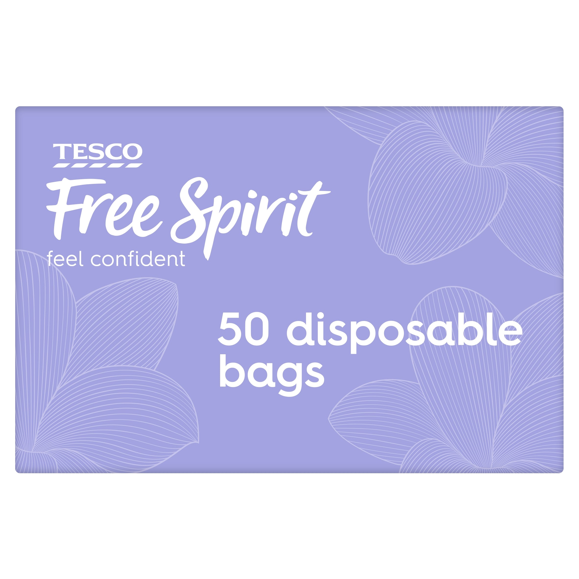 Tesco Free Spirit Disposable Bags 50 Pack
