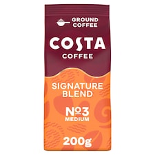 Costa Signature Blend Ground For Cafetiere & Filter 200G