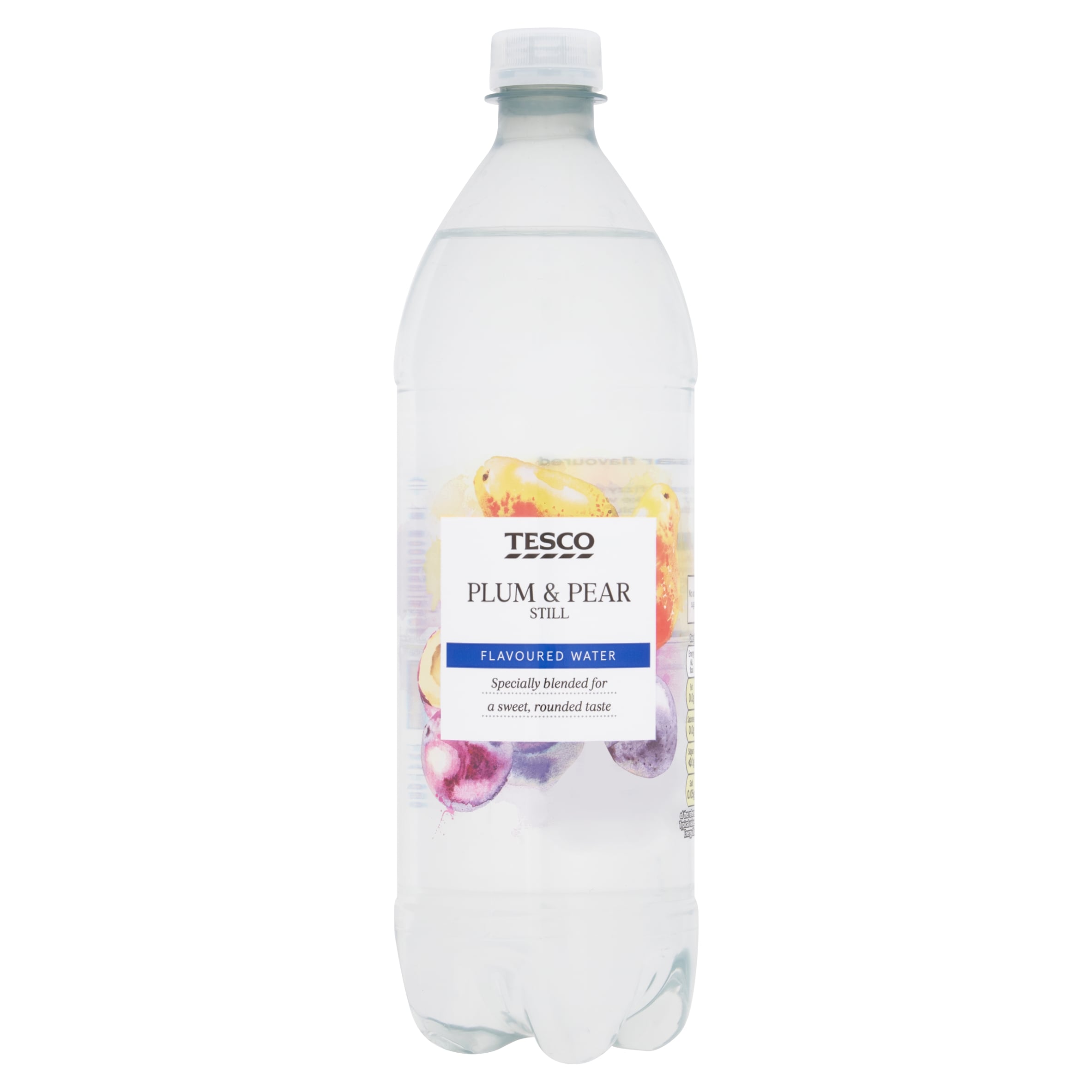 Tesco Still Flavoured Water - Plum & Pear 1L