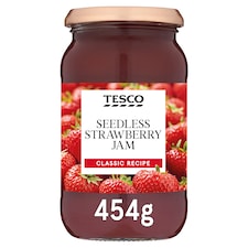Tesco Seedless Strawberry Jam 454g