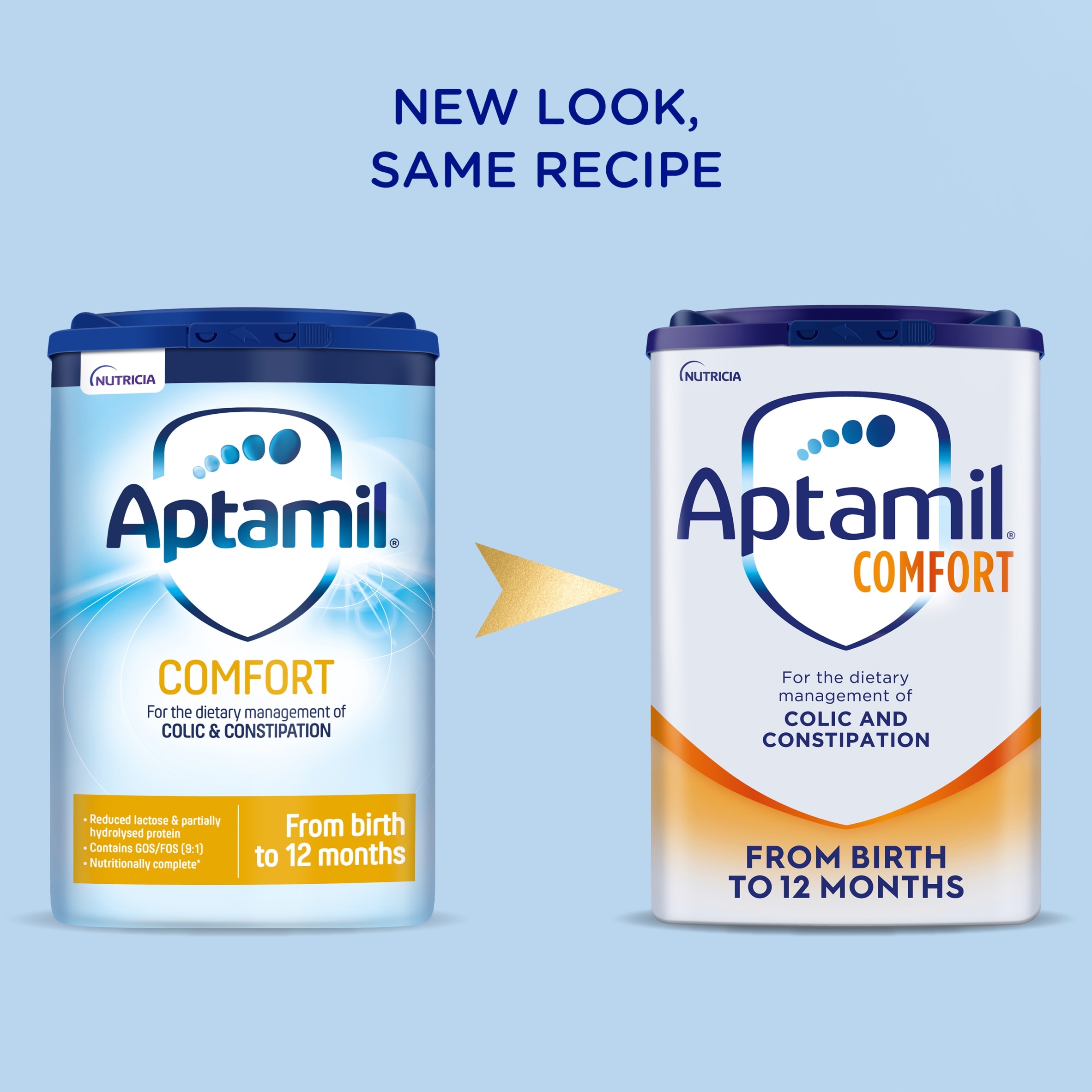 Aptamil Comfort Baby Milk Formula Powder from Birth 800g thumbnail 2