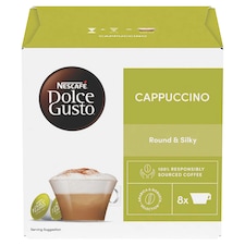 Nescafe Dolce Gusto Cappuccino Coffee Pods x16 186.4g