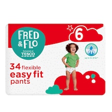 Fred & Flo Easy Fit Size 6 Nappy Pant 34 Pack