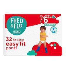 Fred & Flo Flexible Easy Fit Pants Size 6+ 32 Pack