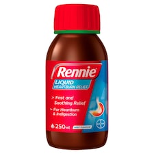 Rennie Liquid Heartburn & Indigestion Relief - Peppermint Flavour 250ml