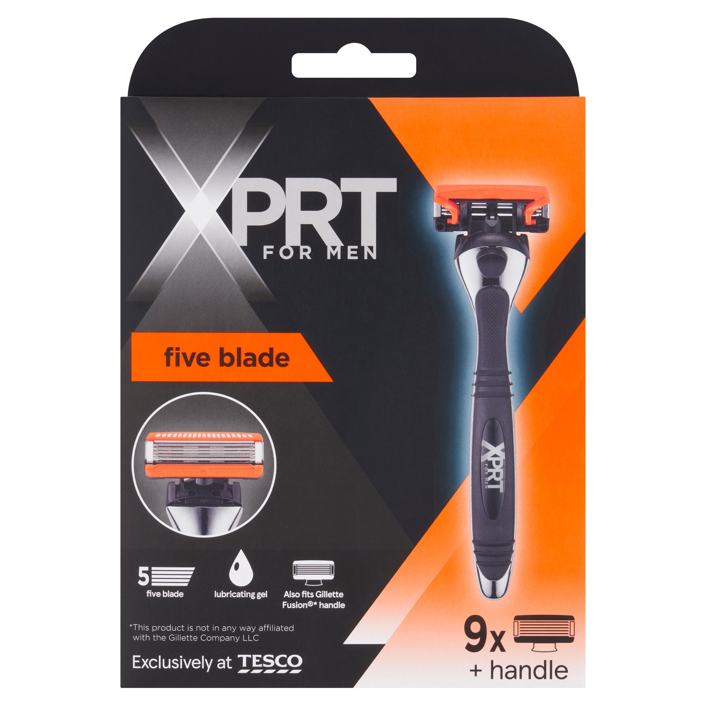 Xprt. For Men Five Blade Razor Plus 9 Blades