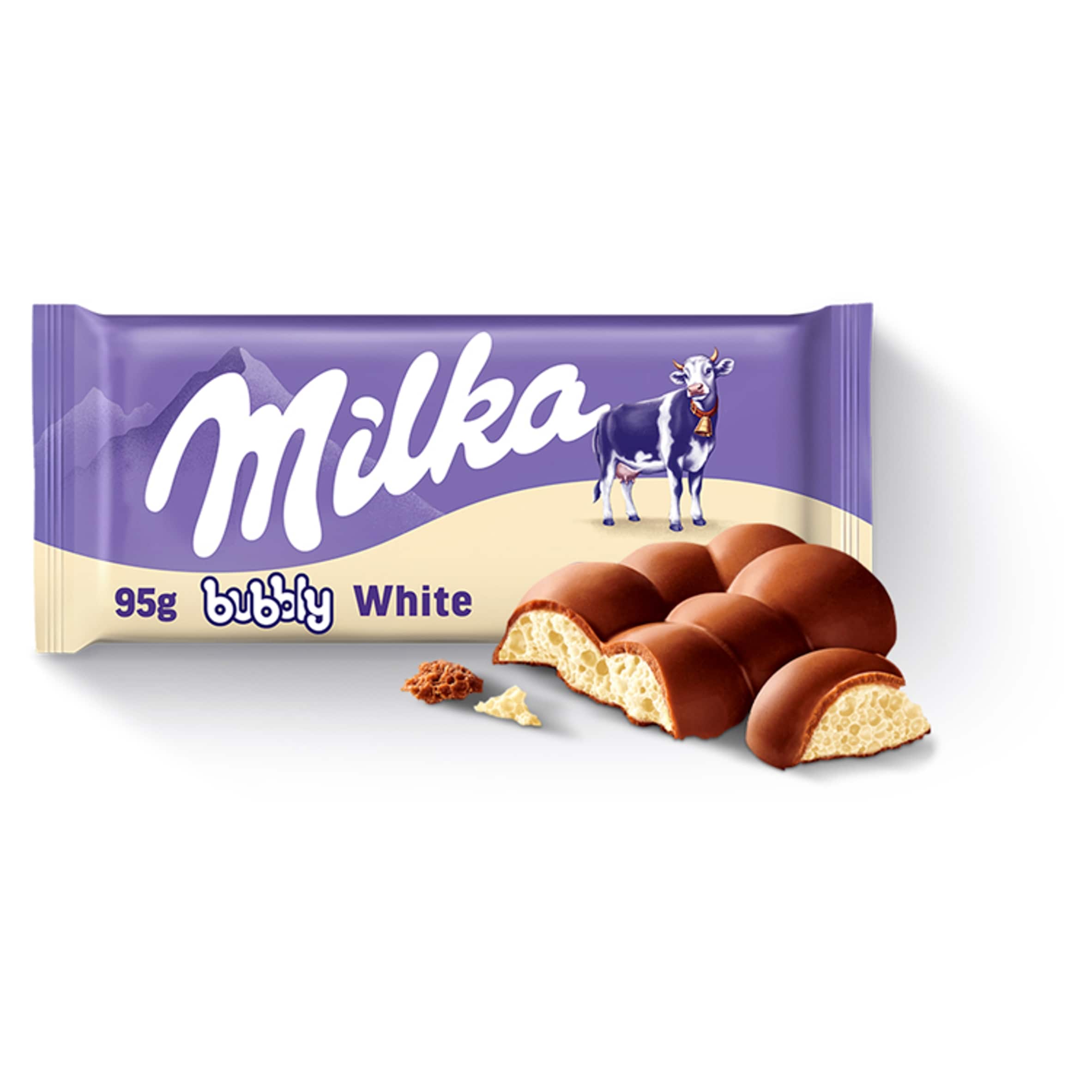 Milka Bubbly White Chocolate Bar