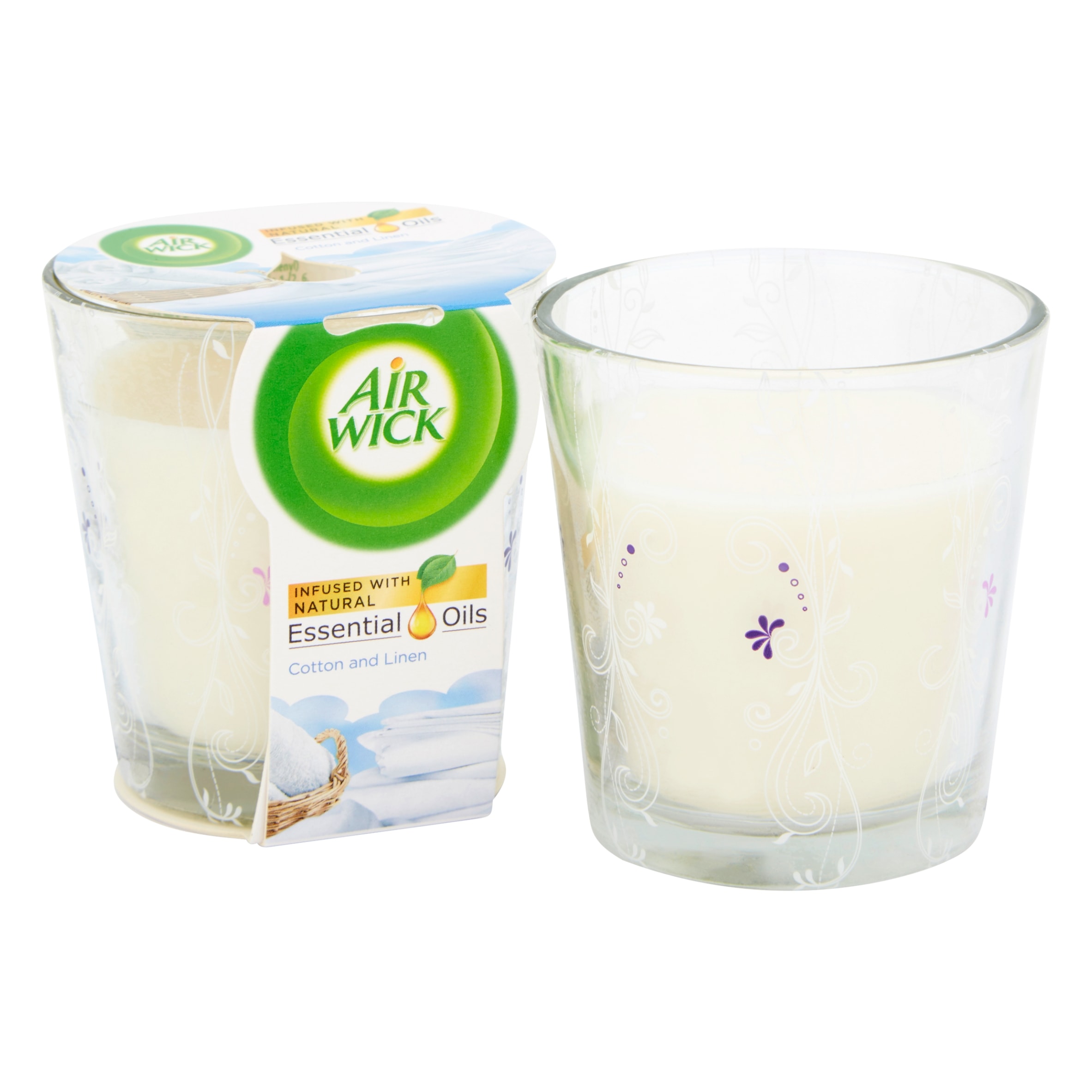 Air Wick Candle Cotton & Linen thumbnail 2