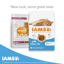 Iams Cat Food Senior With Ocean Fish 800G thumbnail 2