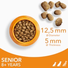 Iams Senior Dog Dry Food Small/Medium Breed With Fresh Chicken 2kg thumbnail 4
