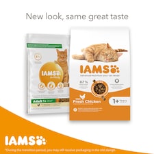 Iams Adult 1+ Cat Food With Fresh Chicken 2Kg thumbnail 2