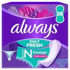 Always Dailies Slim Multiform Fresh Panty Liners 26