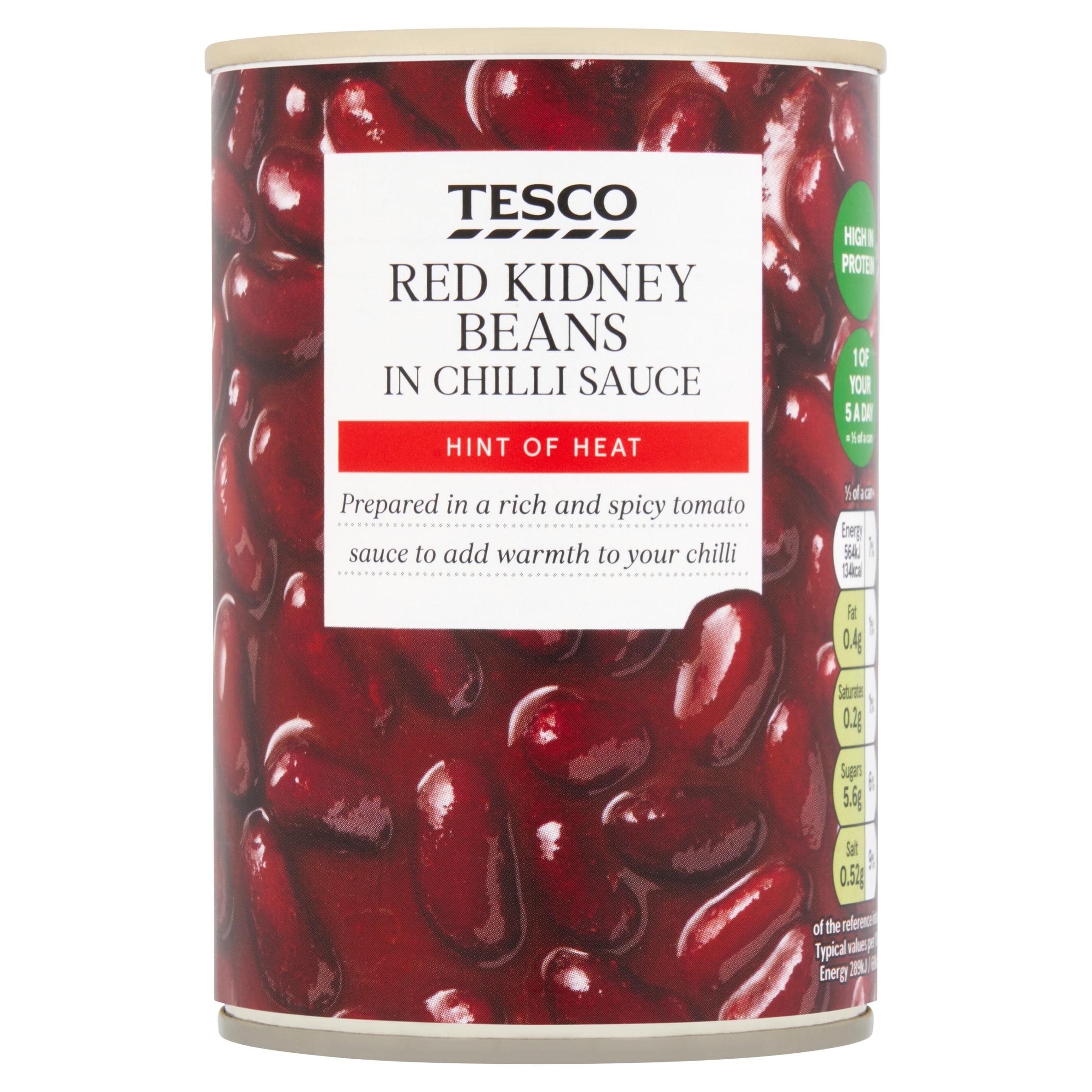 Tesco Red Kidney Beans In Chilli 390G