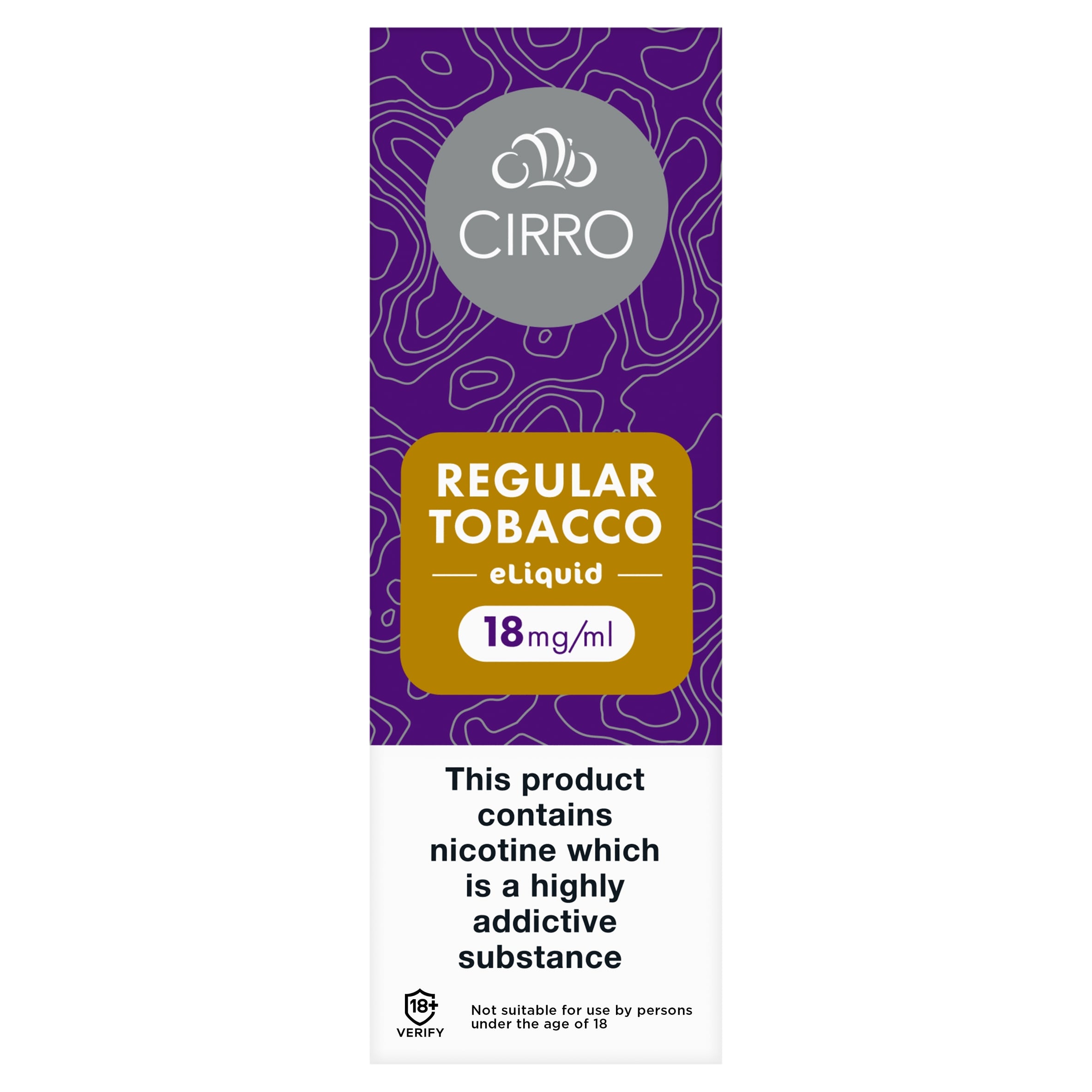Cirro Regular Tobacco Eliquid 18mg
