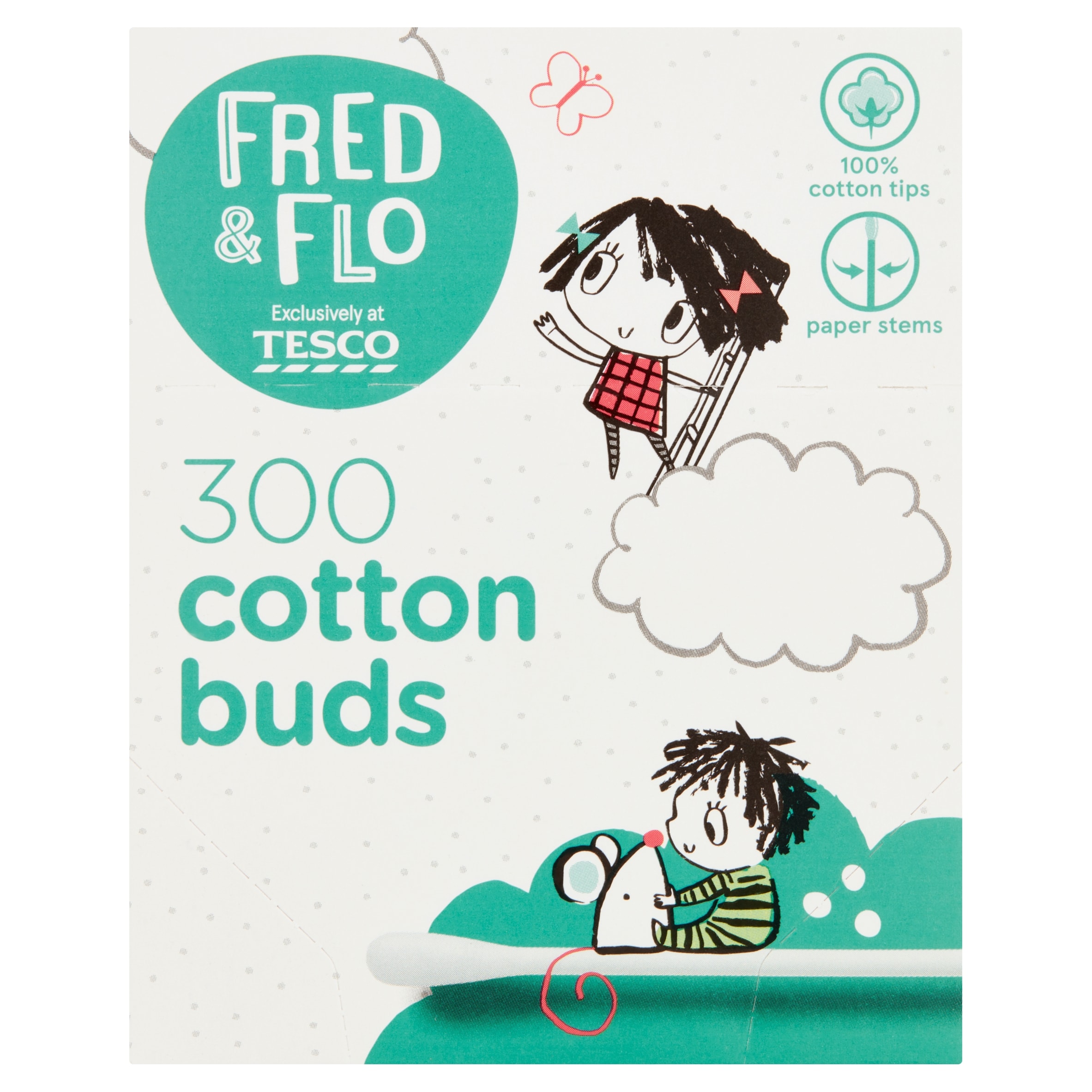 Fred & Flo Cotton Buds 300 Pack