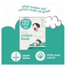 Fred & Flo Cotton Buds 300 Pack thumbnail 2