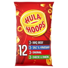 Hula Hoops Variety Multipack Crisps 12x24g
