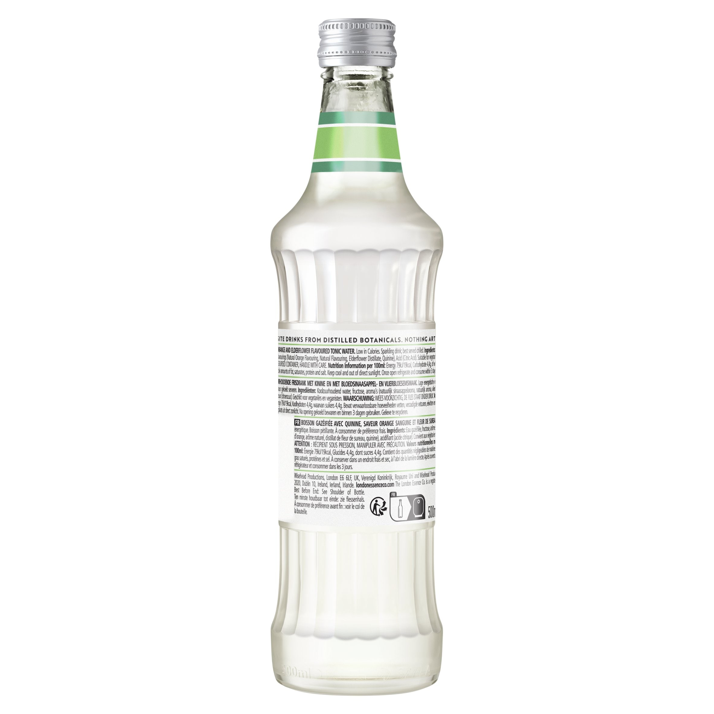 London Essence Blood Orange & Elderflower Tonic Water 500ml thumbnail 2