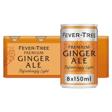Fever-Tree Light Ginger Ale Cans 8X150ml