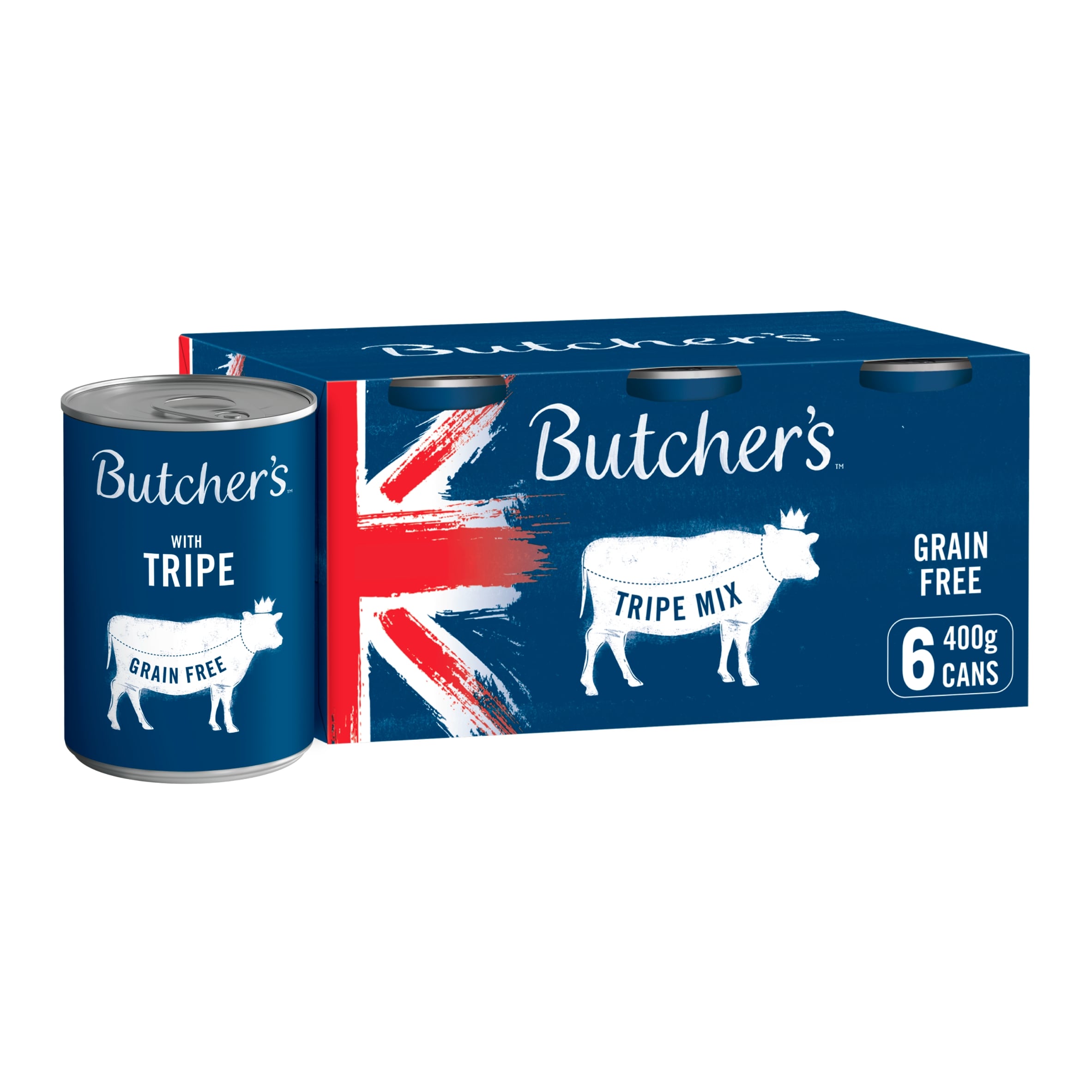 Butcher's Tripe Dog Food Tins 6X400g thumbnail 3