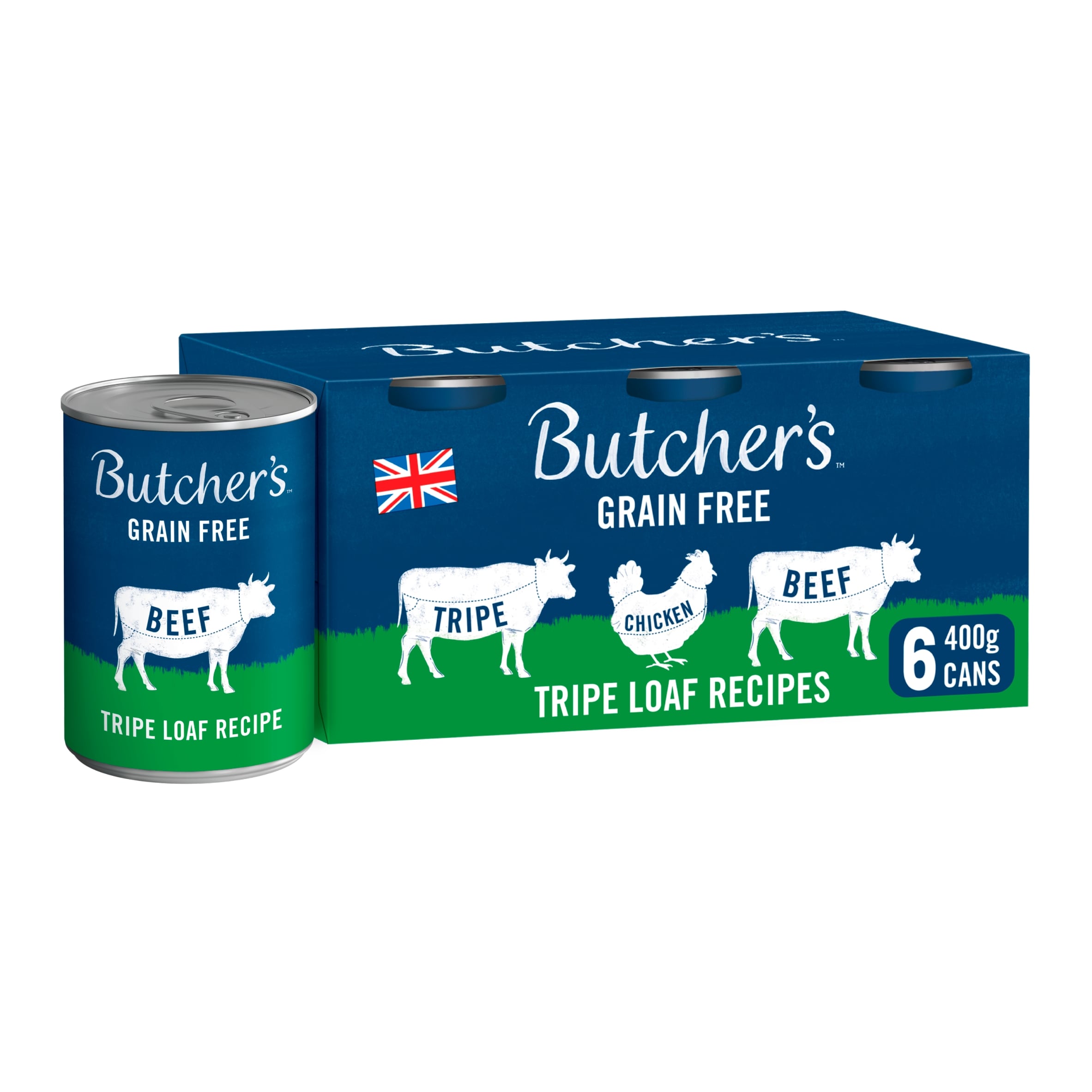 Butcher's Tripe Loaf Dog Food Tins 6X400g thumbnail 4
