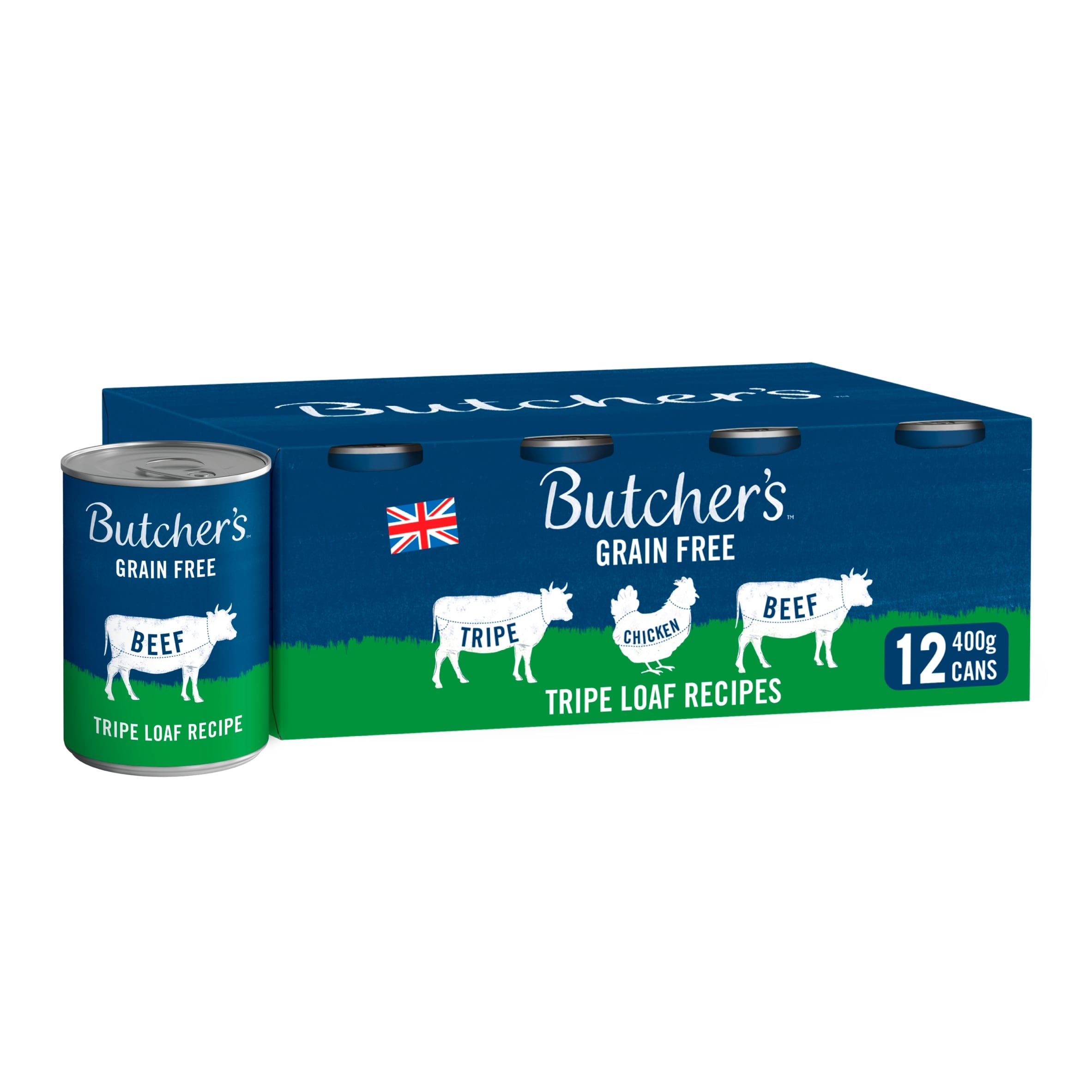 Butcher's Tripe Loaf Dog Food Tins 12X400g thumbnail 3
