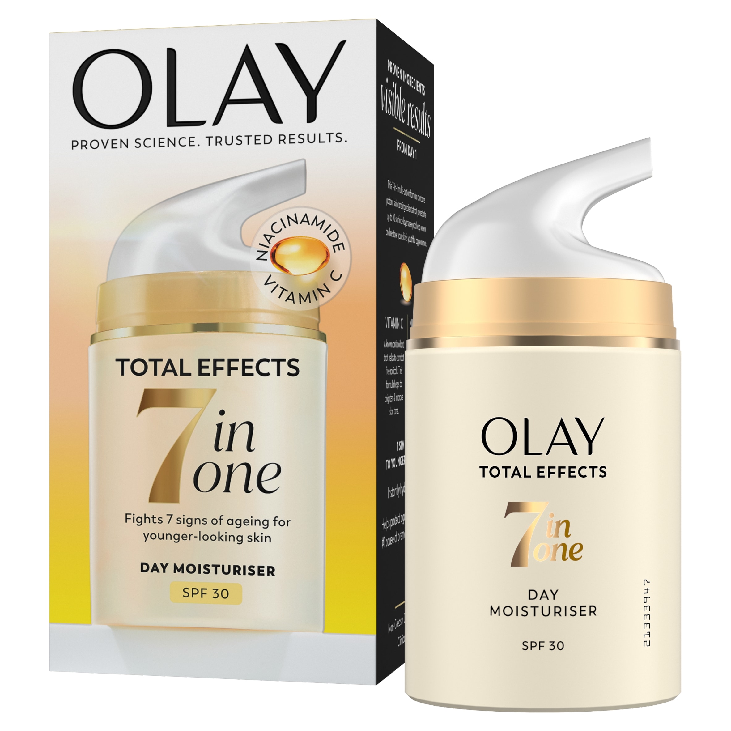 Olay Total Effects SPF 30, 7-in-1 Anti-Ageing Moisturiser