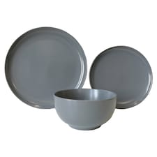 Tesco Turin 12 Piece Dinner Set Grey