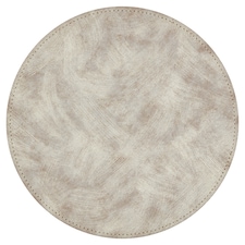 F&F Home Faux Suede Placemat 4 Pack Taupe