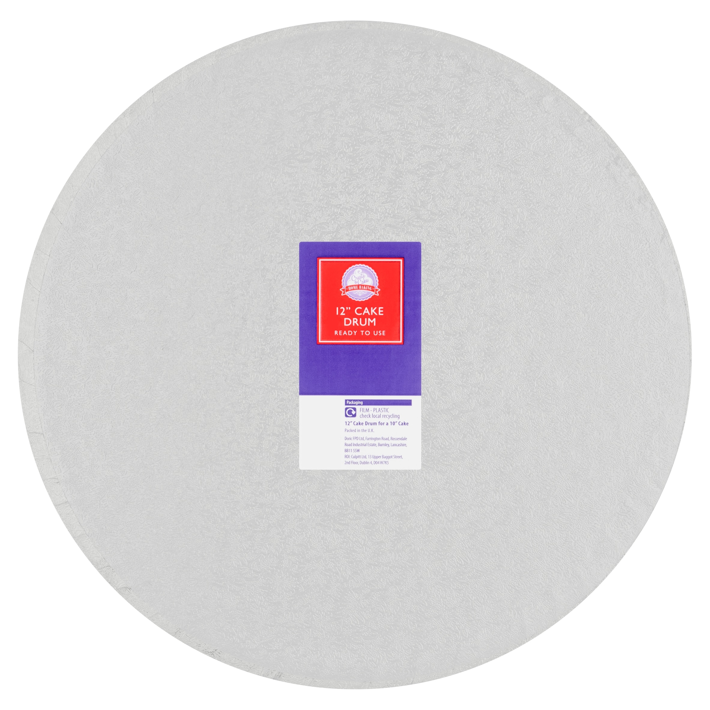 Create A Cake 12" Round Cake Drum