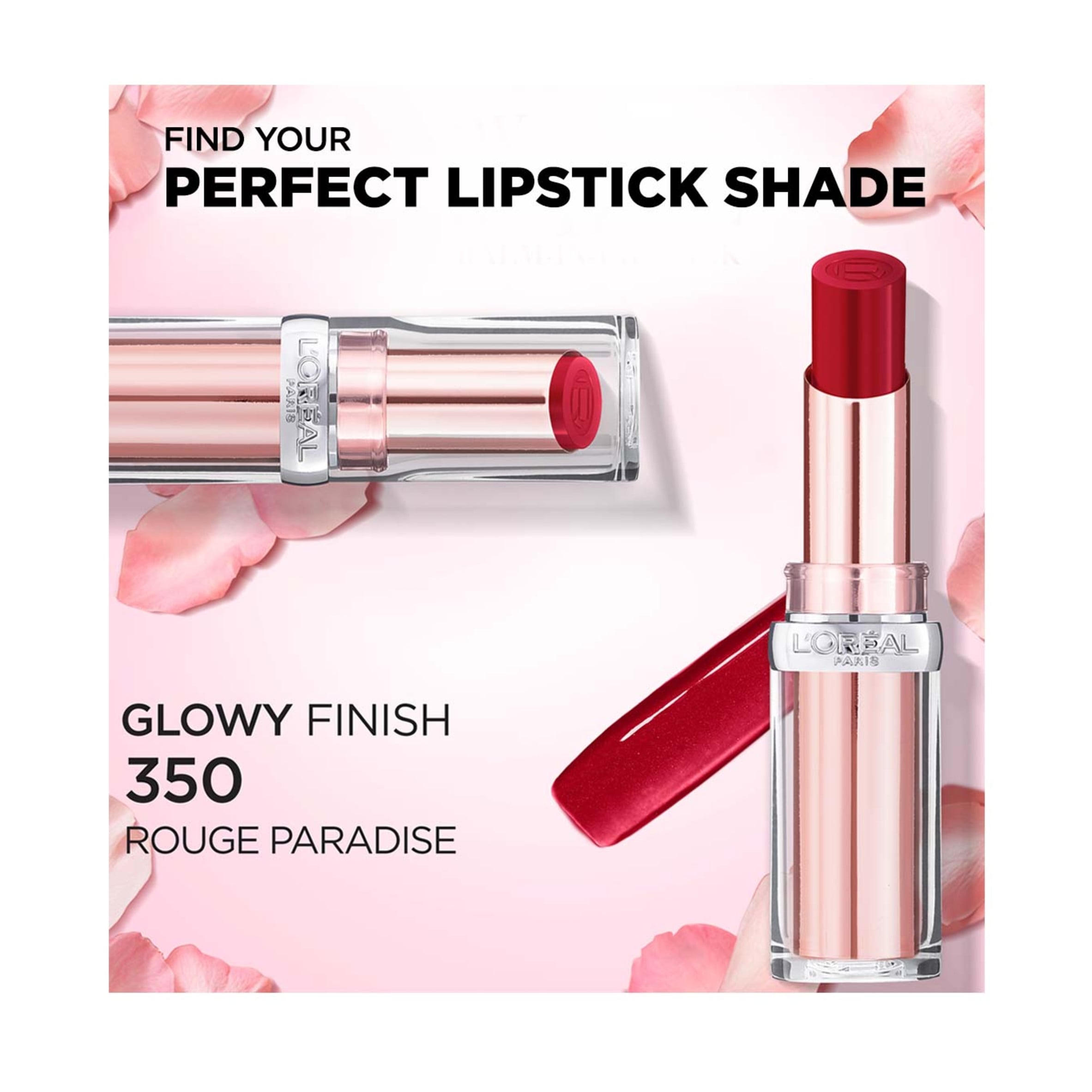 L'Oreal Lipstick 350 Rouge Paradise 4.8G thumbnail 2