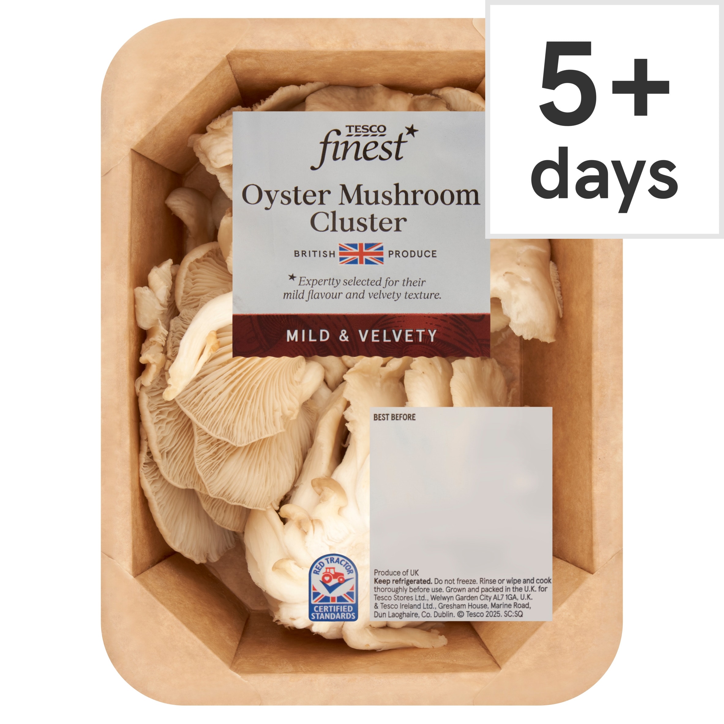 Tesco Finest Oyster Mushroom Cluster 150G