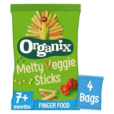 Organix Melty Veggie Sticks 4X15g