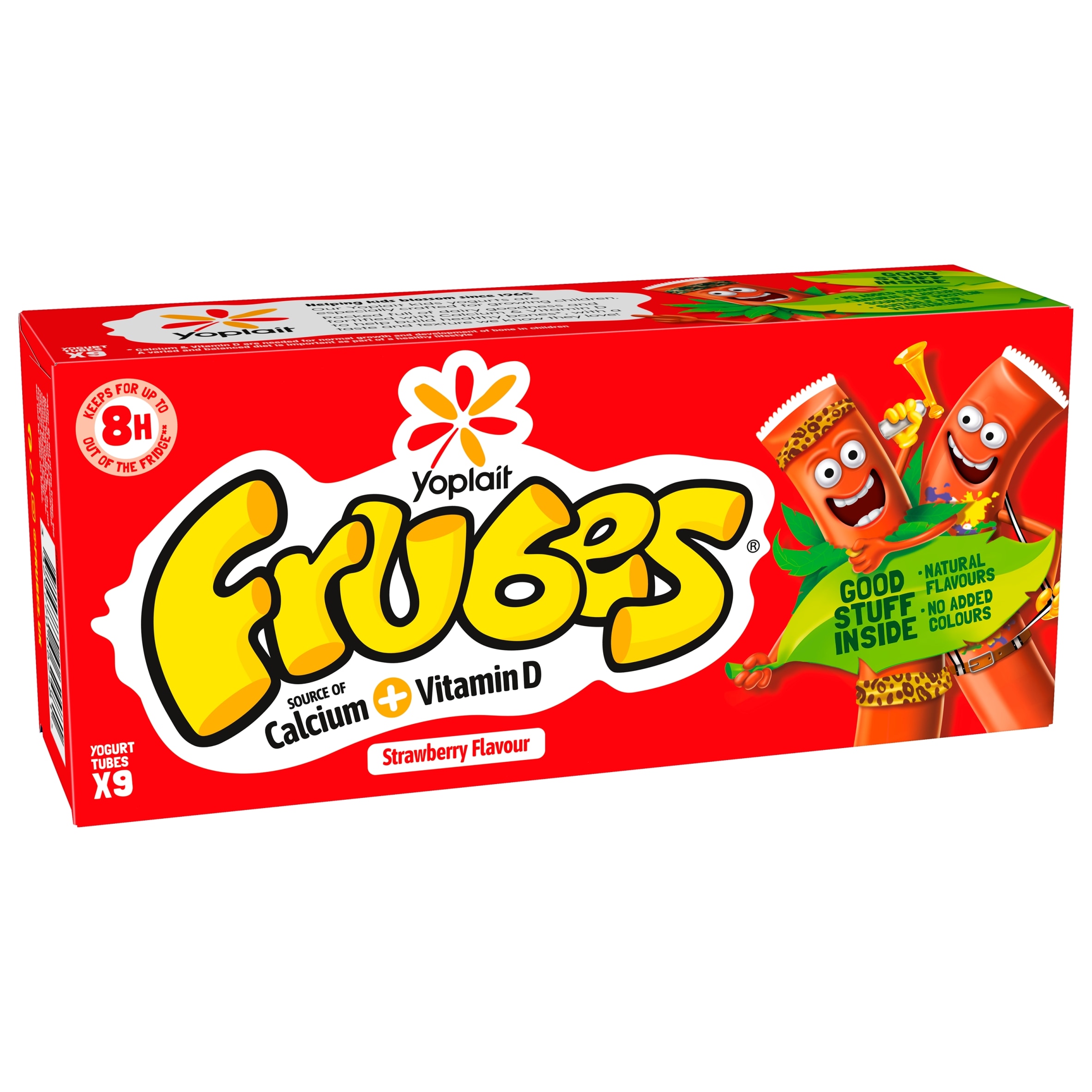 Frubes Strawberry Kids Yoghurt Tubes Multipack 9x37g thumbnail 2