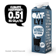 Oatly Whole Oat Drink Chilled 1L thumbnail 2