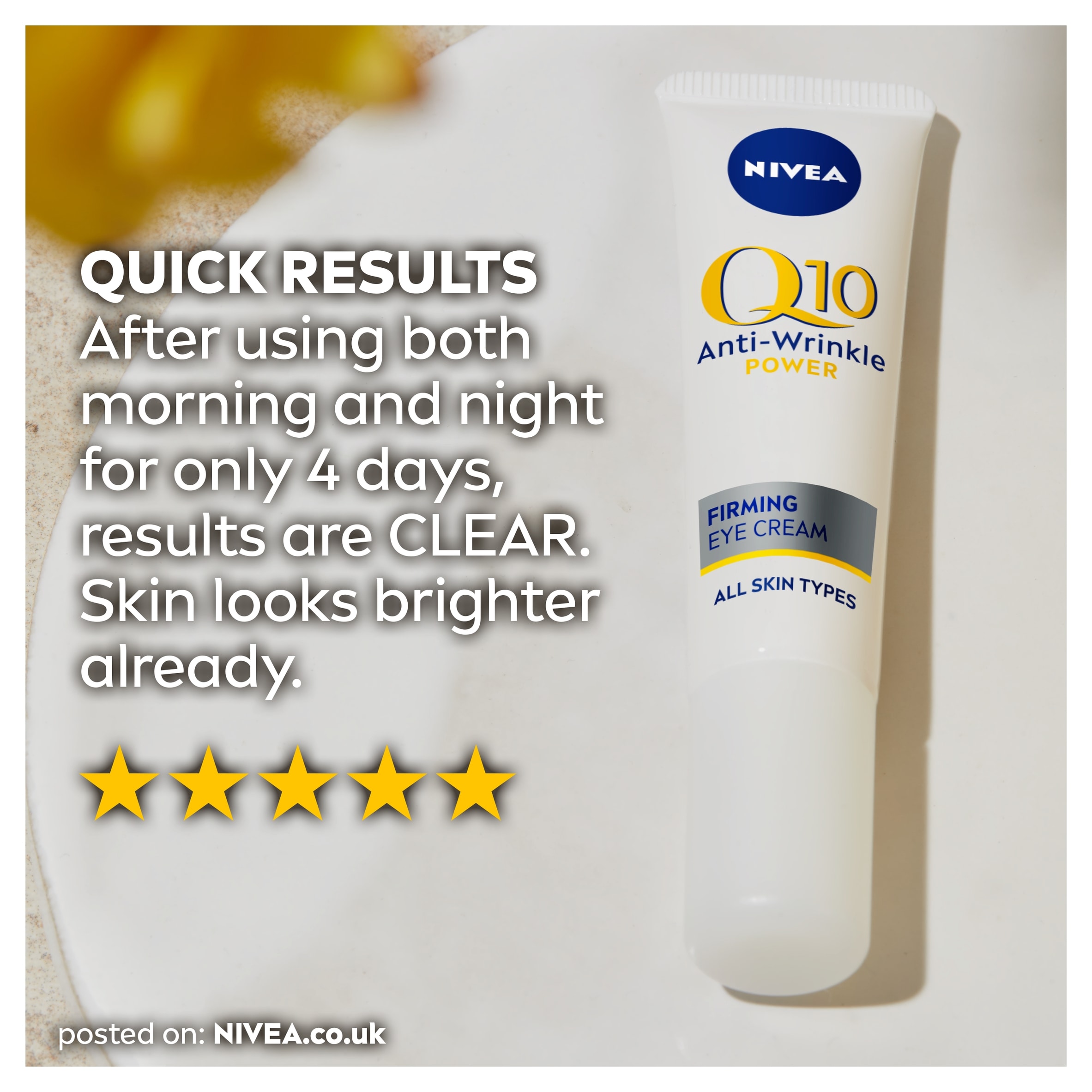 NIVEA Q10 Power Anti-Wrinkle Eye Cream 15ml thumbnail 5