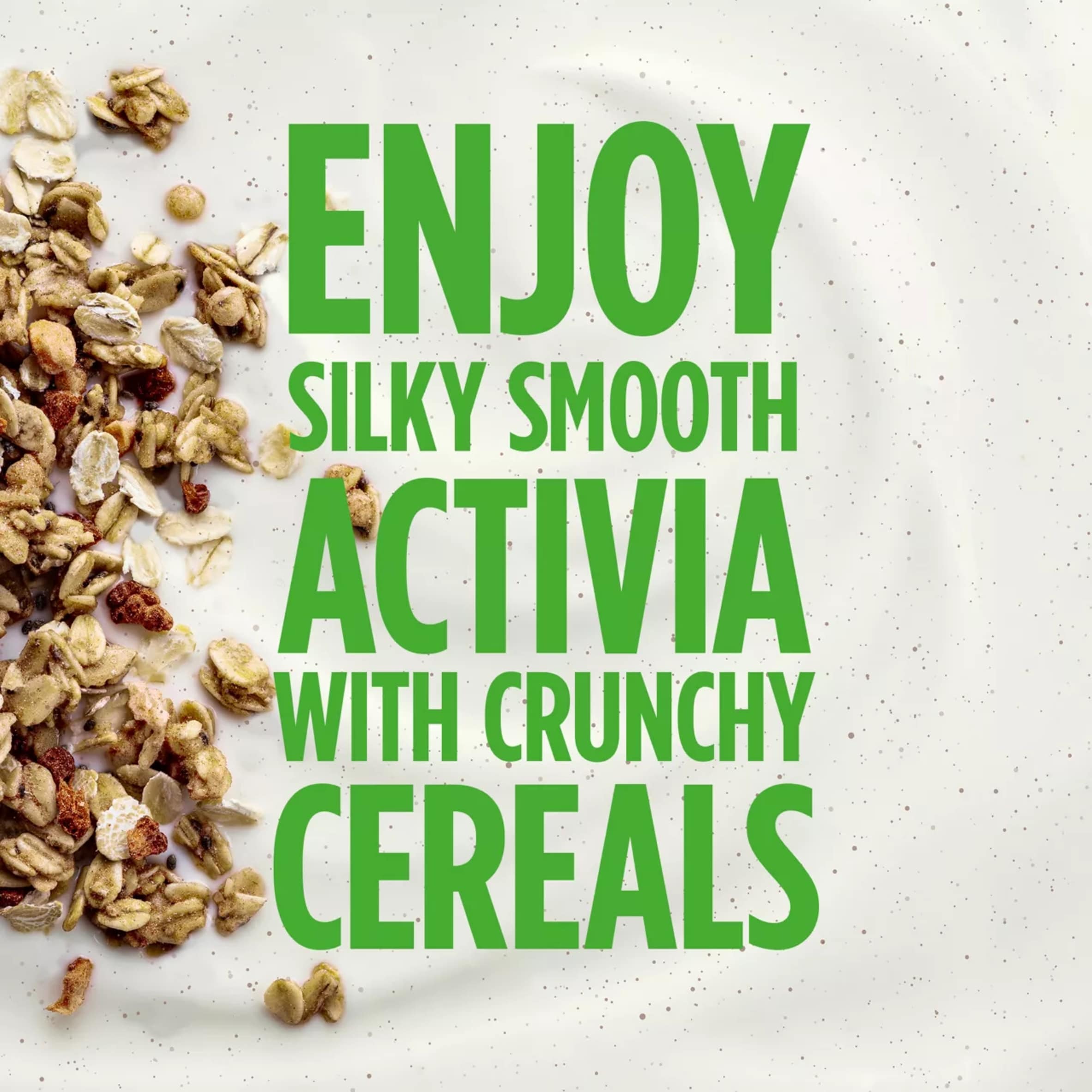 Activia Vanilla Yoghurt & Honey Granola Breakfast Topper with Spoon 165g thumbnail 4