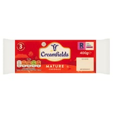 Creamfields Mature White Cheddar 400G