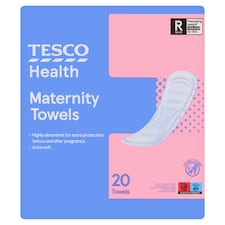 Tesco Maternity Towel 20 Pack