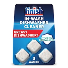 Finish In-Wash Dishwasher Cleaner Tablets 3 Pack