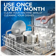 Finish In-Wash Dishwasher Cleaner Tablets 3 Pack thumbnail 3
