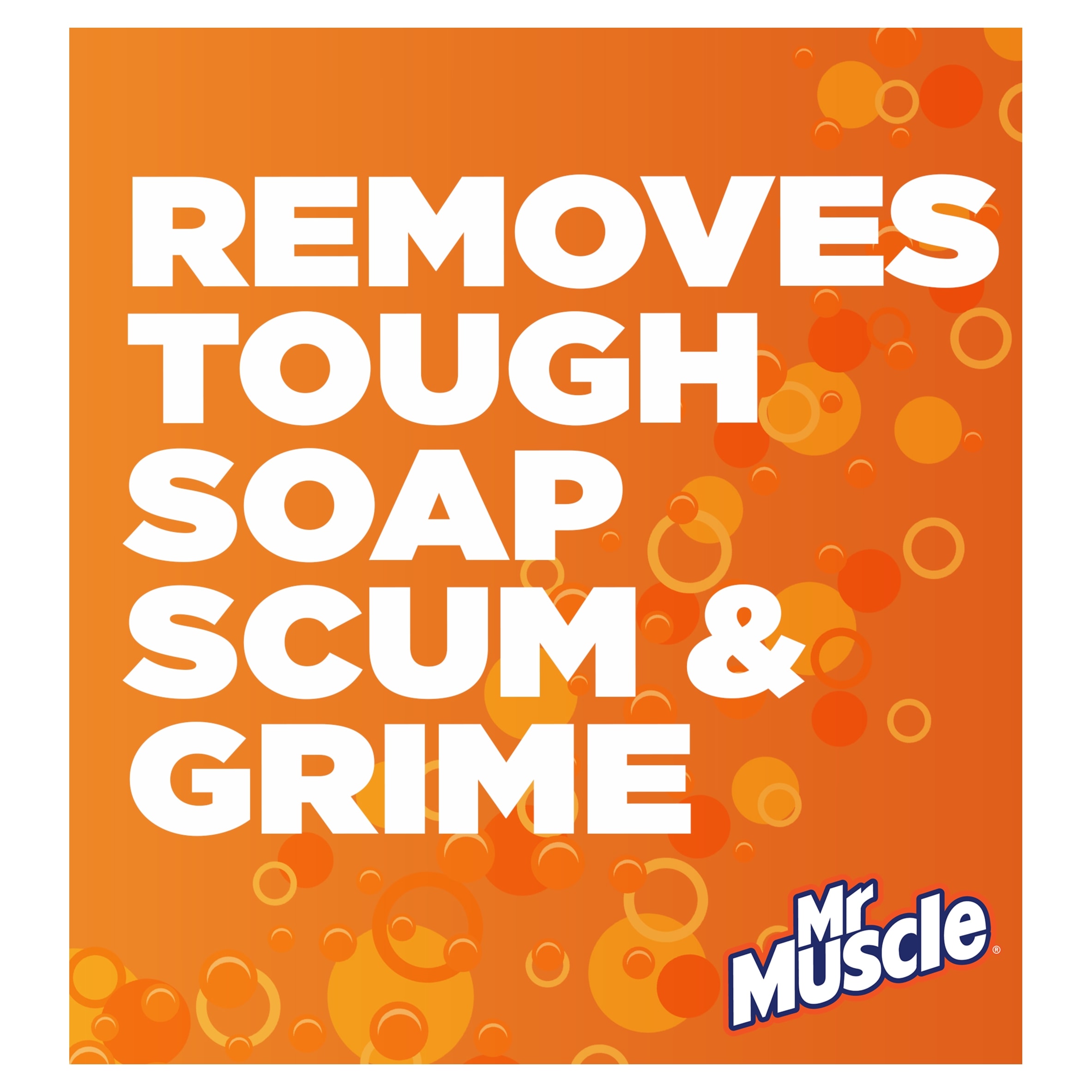 Mr Muscle Platinum Bathroom Mandarin Orange 750Ml thumbnail 3