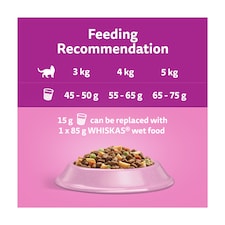 Whiskas Adult 1+ Dry Cat Food Biscuits Salmon 1.9Kg thumbnail 5