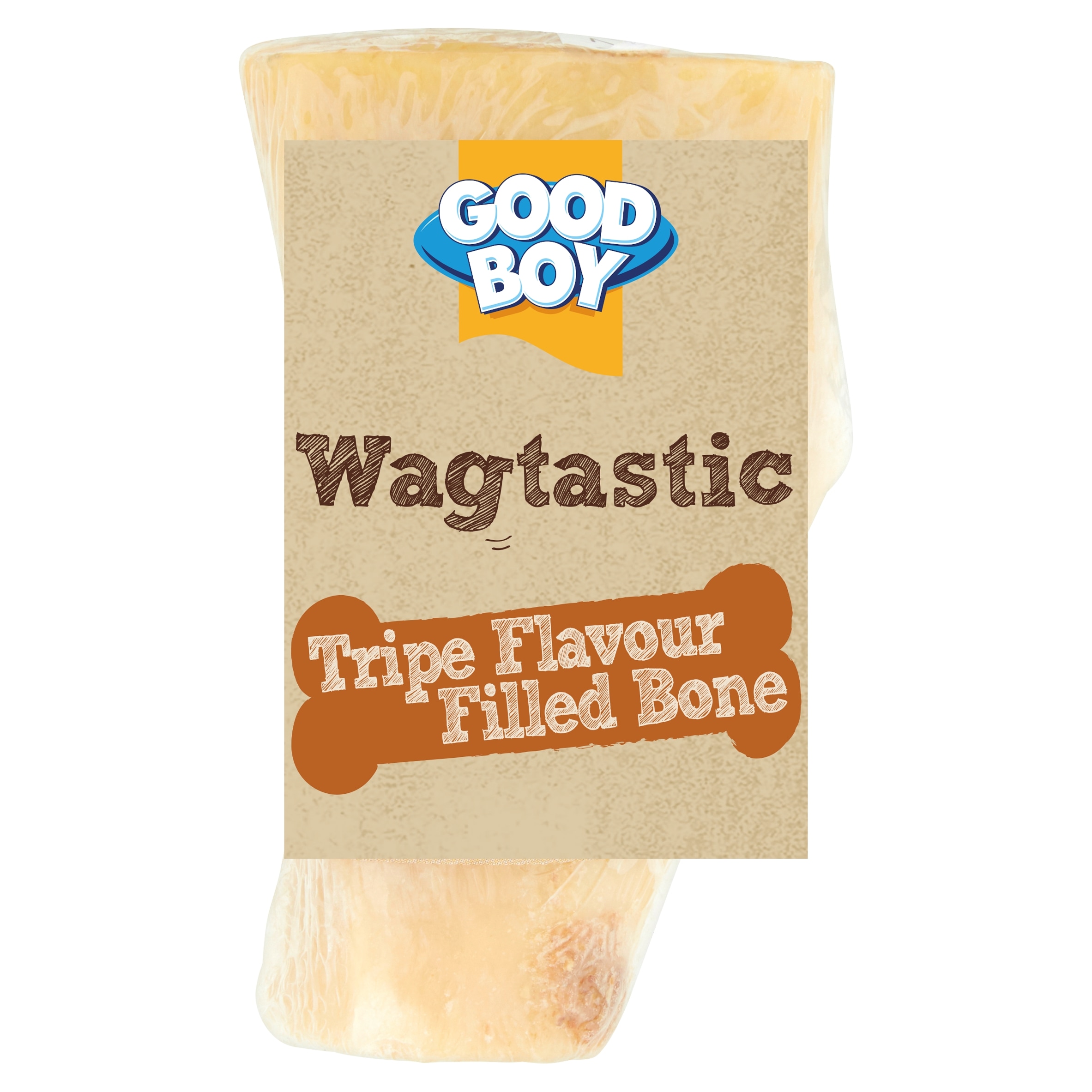 Good Boy Wagtastic Dog Treats Tripe Filled Bone 1 Pack